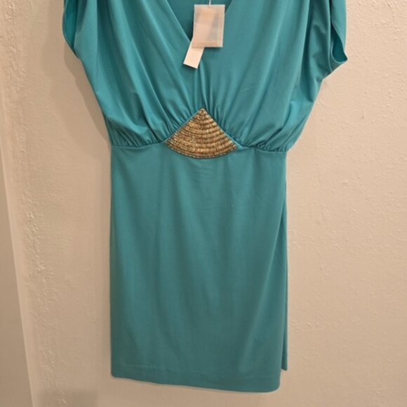 Trina Turk Teal Party Dress NWT Size 0 - Picture 5 of 5